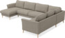 Bridge - Hörnsoffa, 3+2-sits med schäslong vänster - Beige