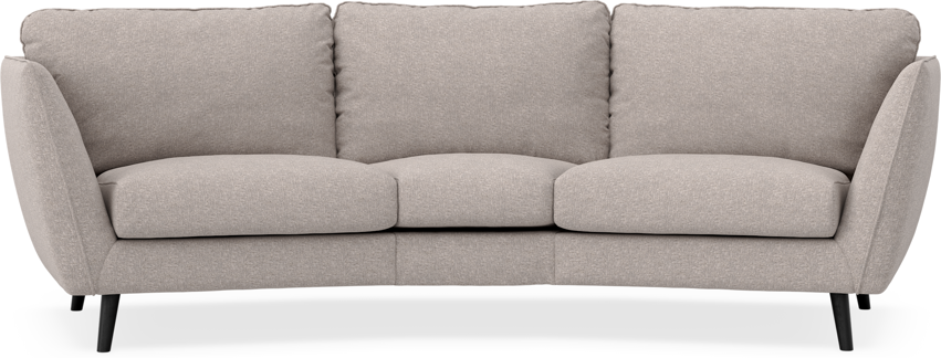 Madison - 3-sits soffa svängd, 70 cm - Beige