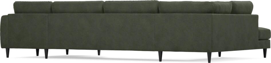 Bridge - 3-sits soffa med divan vänster och schäslong höger - Grön