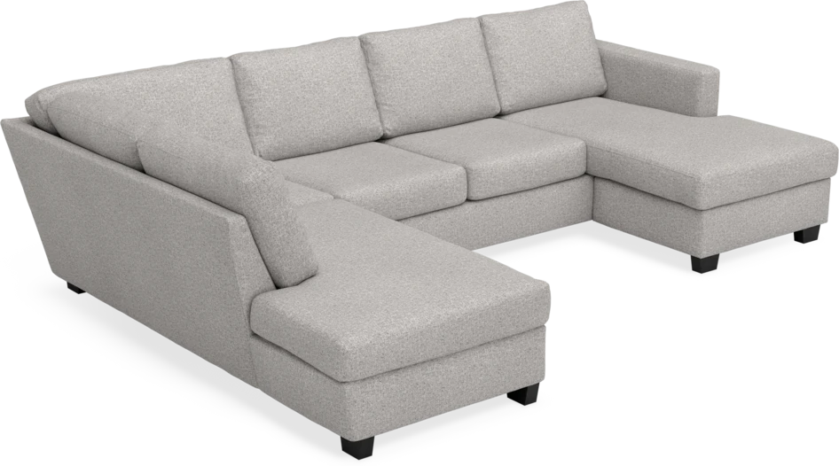 Friday - 3-sits soffa med divan vänster och schäslong höger - Vit