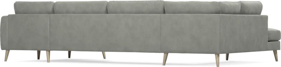 Bridge - 3-sits soffa med divan vänster och schäslong höger - Grå