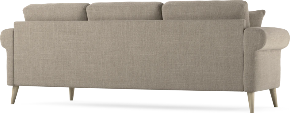 Eden - 3-sits soffa svängd - Beige