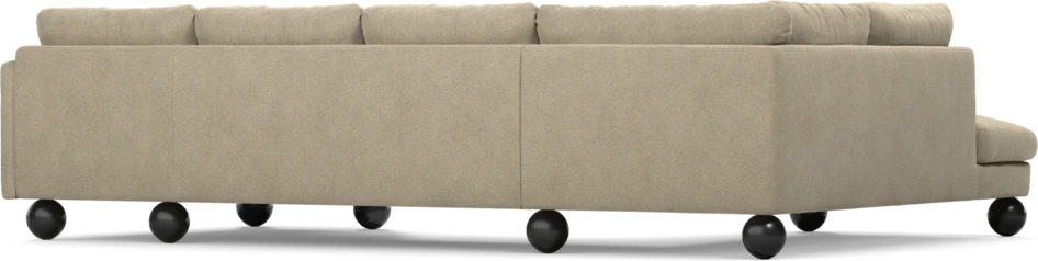 Madison - 2-sits soffa med divan vänster och schäslong höger - Beige