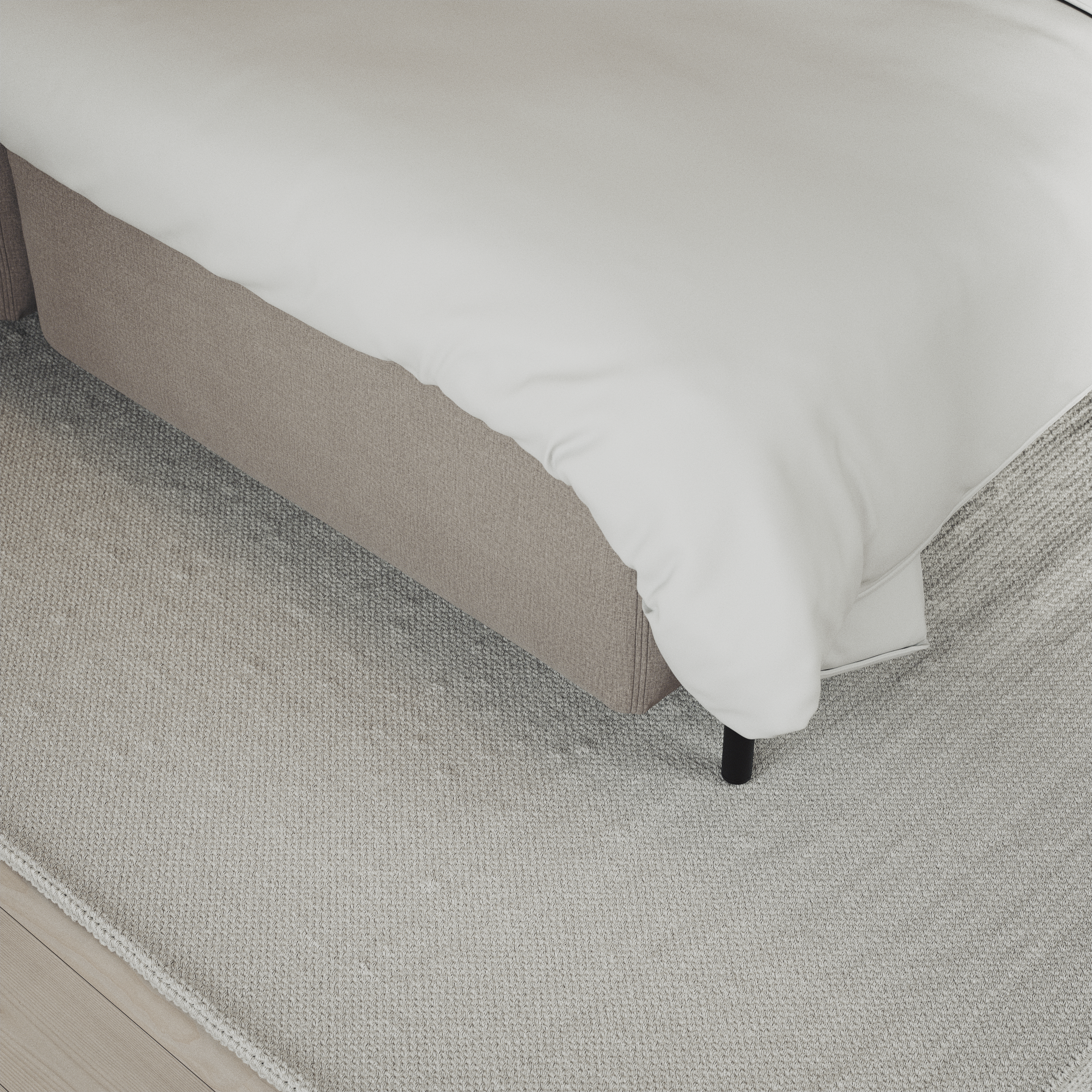 Delux Exclusive - Kontinentalsäng, enkelsäng 140 cm med bäddmadrass och sängben - inspiration