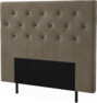 New York pikerad - Sänggavel, 90-210 cm - Brun