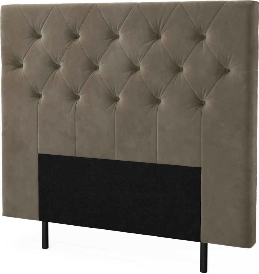 New York pikerad - Sänggavel, 90-210 cm - Brun