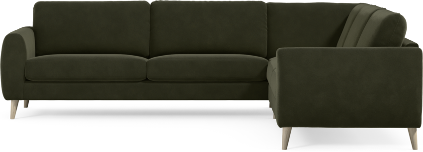 Bridge - Hörnsoffa, 3+2-sits - Grön