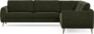 Bridge - Hörnsoffa, 3+2-sits - Grön