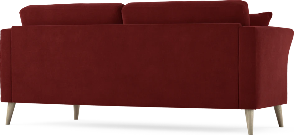 Eden - 2,5-sits soffa svängd - Röd