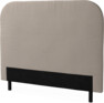 Delux Rundad - Sänggavel, 90-210 cm - Beige
