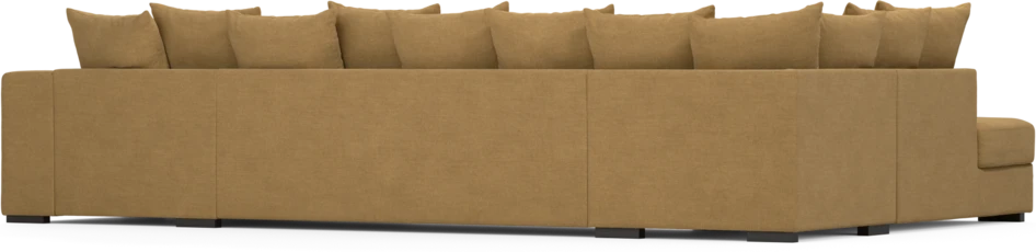 Town - 3-sits soffa med divan vänster och schäslong höger - Gul