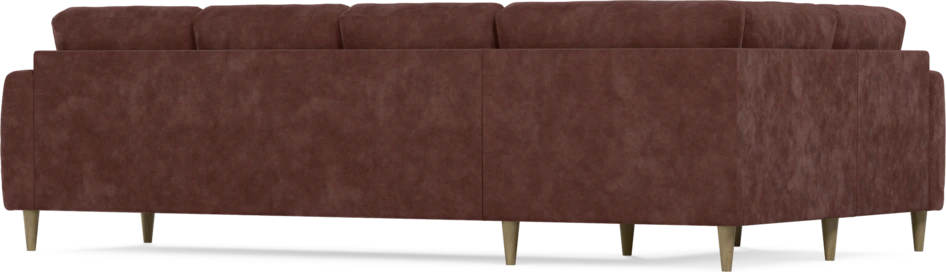 Eden - Hörnsoffa, 1+3-sits - Röd