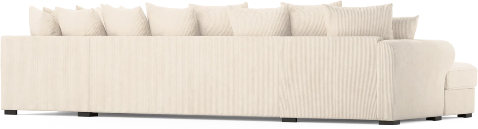 Town - 3-sits soffa med divan höger och schäslong vänster - Vit