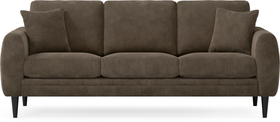 Eden - 3-sits soffa - Brun