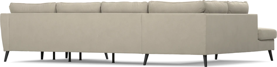 County - 3-sits soffa med divan vänster och schäslong höger - Grå