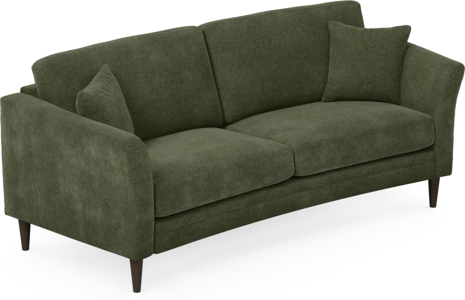 Eden - 2,5-sits soffa svängd - Grön