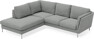 Madison - 2-sits soffa med divan vänster - Grå