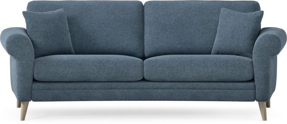 Eden - 2,5-sits soffa svängd - Blå