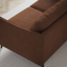 Madison Lux - 2-sits soffa med schäslong vänster - Brun