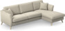 Eden - 2,5-sits soffa med schäslong - Beige