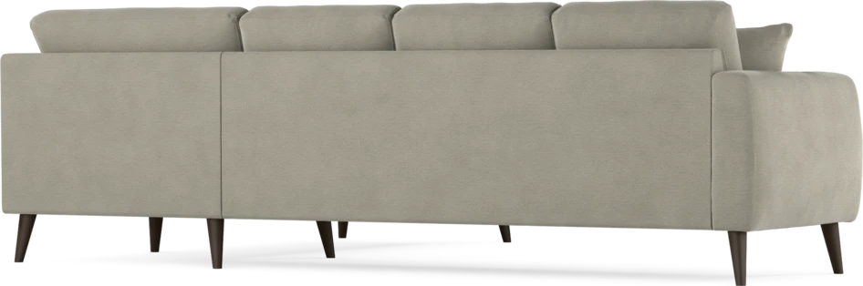 Eden - Hörnsoffa, 3+2-sits - Brun