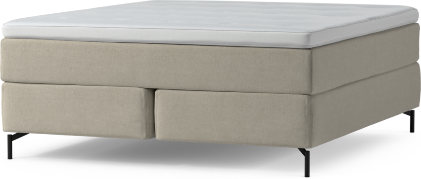 Delux Exclusive - Kontinentalsäng, dubbelsäng med bäddmadrass och sängben