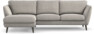 Madison Lux - 2-sits soffa med schäslong vänster - Grå