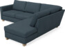 Friday - 2,5-sits soffa med divan höger - Blå