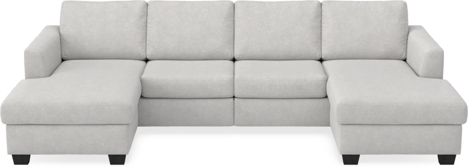 Friday - 2-sits soffa med två schäslonger - Grå