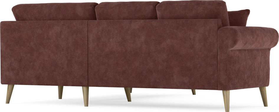 Eden - Hörnsoffa, 2+2-sits - Röd