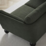 Madison Lux - 2-sits soffa med schäslong vänster - Grön