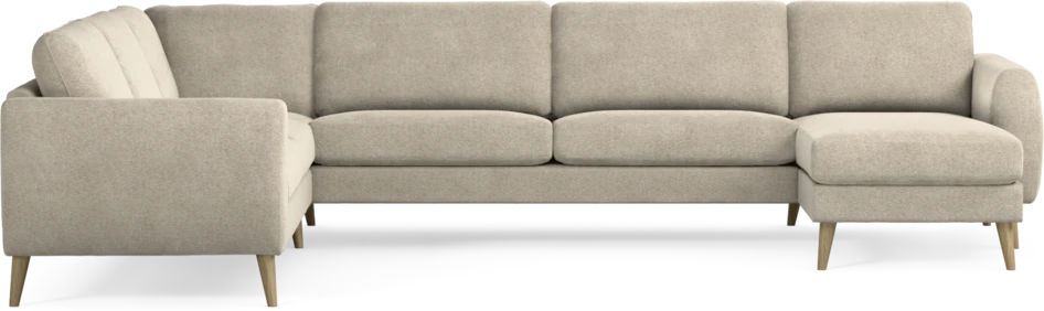 Bridge - Hörnsoffa, 2+3-sits med schäslong höger - Beige