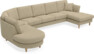 Eden - 3-sits soffa med divan vänster och schäslong höger - Beige