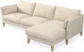 Winston - 3-sits soffa med schäslong, vändbar - Beige