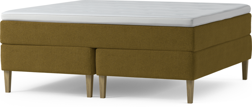 Delux Dream - Kontinentalsäng, dubbelsäng med bäddmadrass och sängben