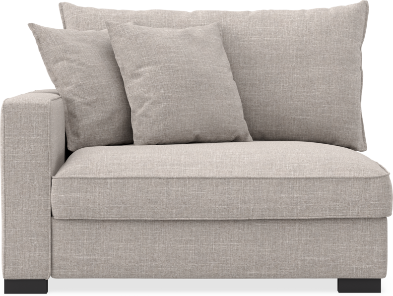 Rossi - 1,5-sits med armstöd vänster - Beige
