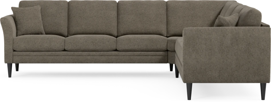 Eden - Hörnsoffa, 3+3-sits - Brun