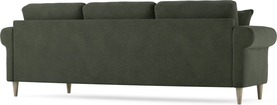 Eden - 3-sits soffa svängd - Grön
