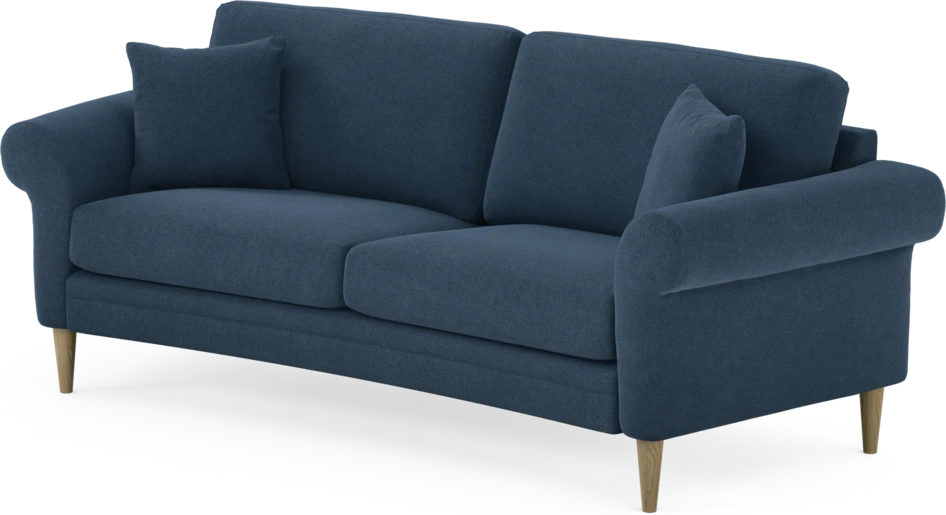 Eden - 2,5-sits soffa svängd - Blå