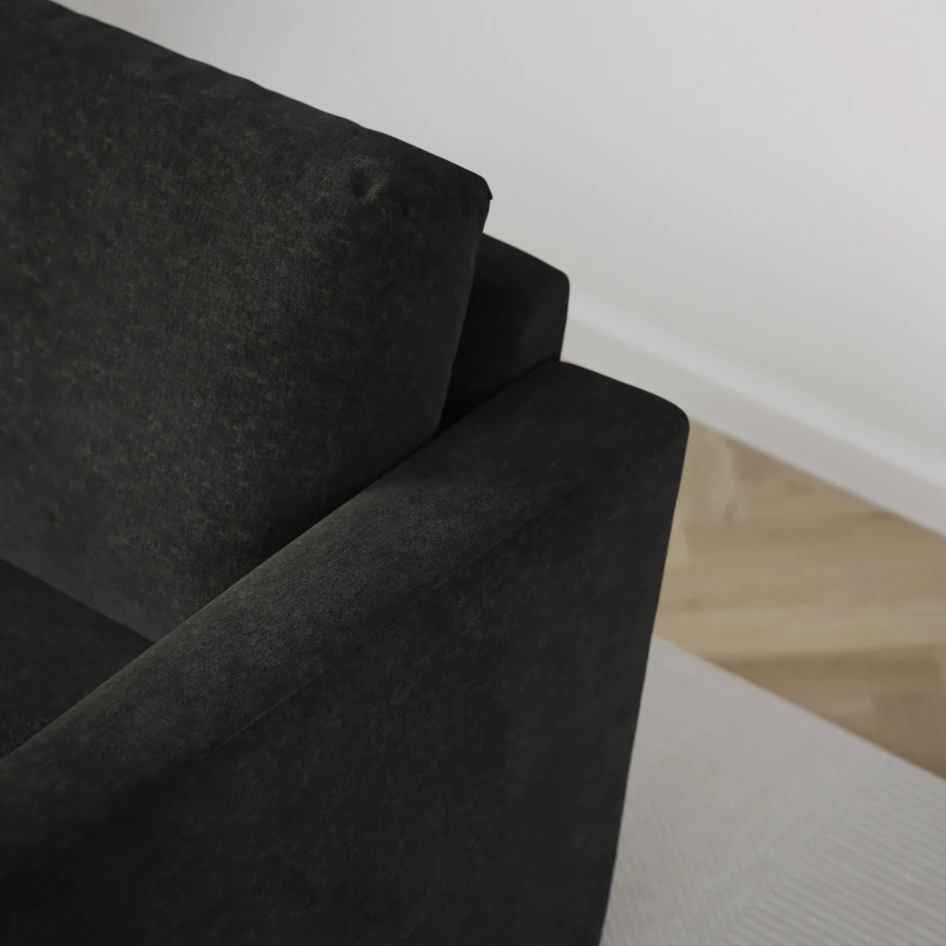 Friday - 3-sits soffa med schäslong vänster och divan höger - Grå