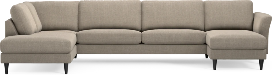 Bridge - 3-sits soffa med divan vänster och schäslong höger - Beige