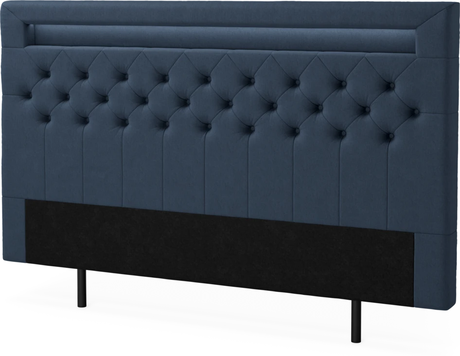 New York led - Sänggavel, 90-210 cm - Blå