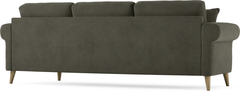 Eden - 3-sits soffa svängd - Grå