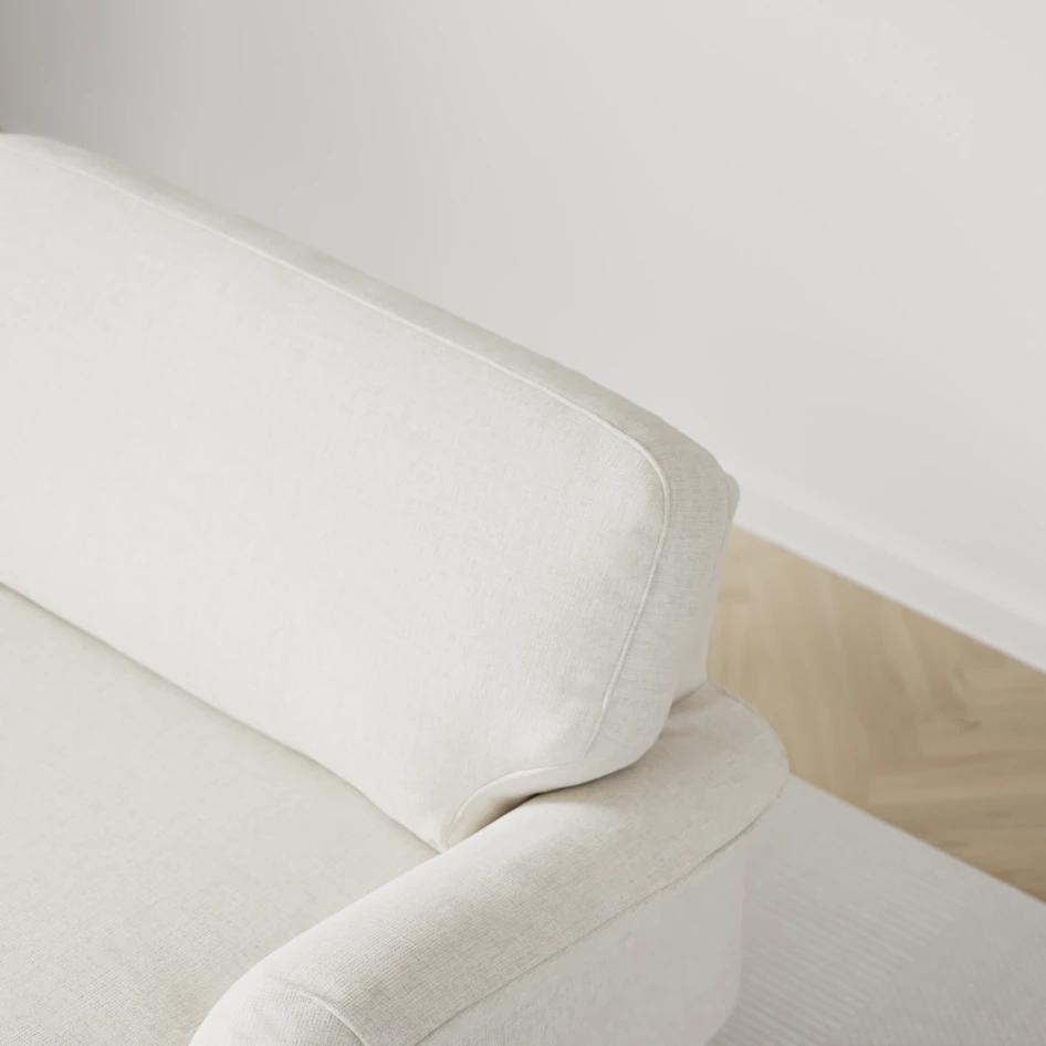 Oxford - Hörnsoffa 2,5+2,5-sits - Vit