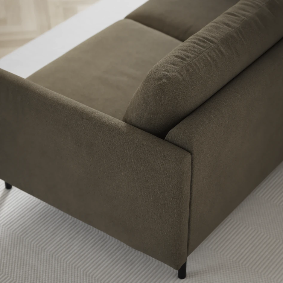 Madison Lux - Hörnsoffa 2+3-sits, hörn 1 - Brun