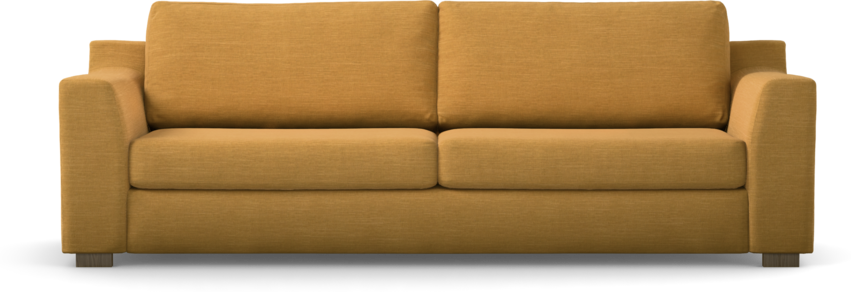 Friday - 3-sits soffa - Gul