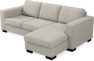 Nevada - 3-sits soffa med flyttbar schäslong - Beige