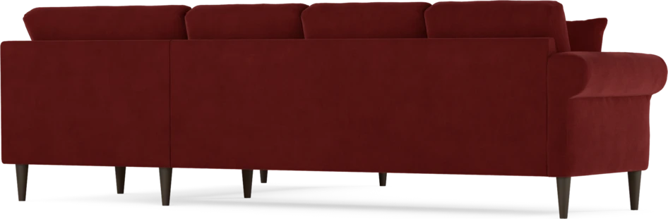 Eden - Hörnsoffa, 3+2-sits - Röd