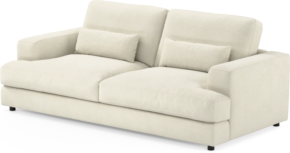 Noma - 3-sits soffa - Vit