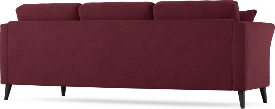 Eden - 3-sits soffa svängd - Röd